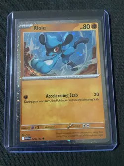 Pokemon Riolu Cosmos Holo 076/132 Mega Evolution Promo - Image 1