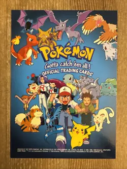 Checklist for Topps Pokemon TV Animated Edition Trading Card Blue Logo NM - Image 1