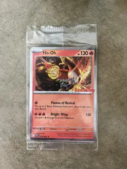 Pokemon TCG Chaos Rising Ho-Oh 010/086 GameStop Promo Holo Rare 130 HP - Image 1