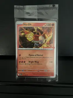Pokemon TCG Chaos Rising Ho-Oh 010/086 GameStop Promo Holo Rare 130 HP - Image 2
