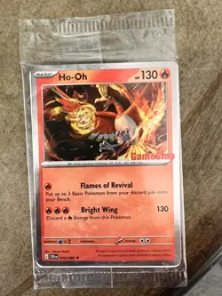 Pokemon TCG Chaos Rising Ho-Oh 010/086 GameStop Promo Holo Rare 130 HP - Image 3