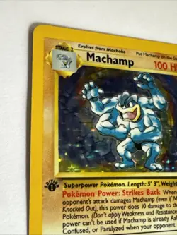 Pokemon TCG - Machamp - Base Set #8/102 - 1st Edition Holo Rare NM - Image 5