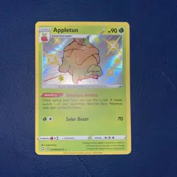 Pokemon TCG Appletun Shining Fates SV014/SV122 Holo Shiny Holo Rare - Image 1