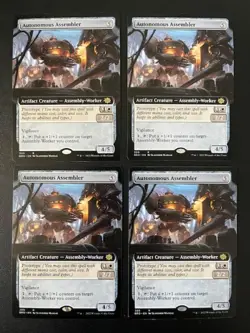 MTG- Autonomous Assembler x4 - The Brother's War - Extended Art - Image 1