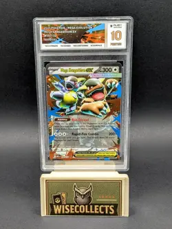 Mega Kangaskhan EX 104/132 Mega Evolution Holo Ruby Grading Pristine 10 Pokemon - Image 1