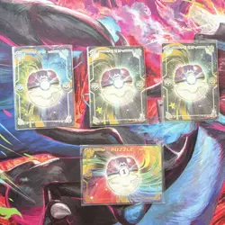 Pokemon Chinese origins elf eif 4.0 , 4 card lot. Puzzle #1 ,Snorlax, totodile - Image 2