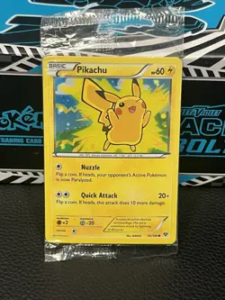 Pokemon TCG Card Pikachu XY 42/146 Holofoil 2014 Movie Promo Factory Sealed ⚡ - Image 1