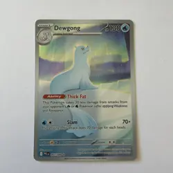 Pokemon TCG Phantasmal Flames DEWGONG 097/094 Illustration Rare - Image 1