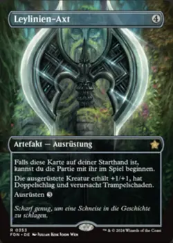 MTG | Leylinien-Axt | Leyline Axe | Grundstein I FDN 0353 I Extendet Art I NM DE - Image 1