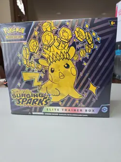 Pokemon TCG: Surging Sparks Factory Sealed Elite Trainer Box - Image 1