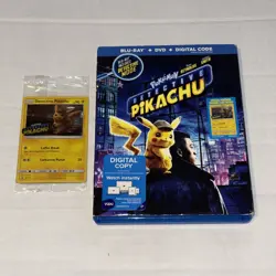 Pokemon Detective Pikachu stamped PROMO Card SM190 Holo SEALED Movie Pokemon TCG - Image 1