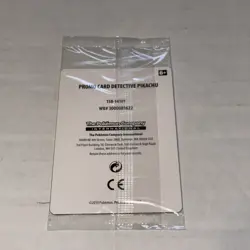 Pokemon Detective Pikachu stamped PROMO Card SM190 Holo SEALED Movie Pokemon TCG - Image 5