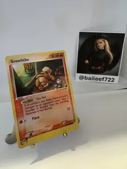 Growlithe 65/100 - Pokemon TCG - Sandstorm - Vintage Reverse Holo - Image 1