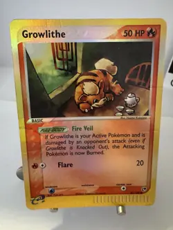 Growlithe 65/100 - Pokemon TCG - Sandstorm - Vintage Reverse Holo - Image 2
