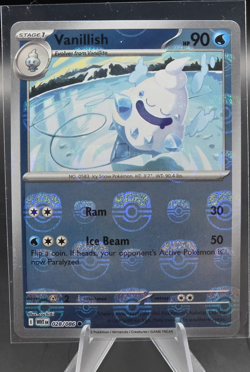 The Pokemon Company Vanillish 028/086 Master Ball Pattern Holo Stage 1 90 HP EN - Image 1
