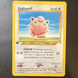 Pokemon TCG Jigglypuff 44/105 Neo Destiny 1st Edition Uncommon 2000 - Image 1