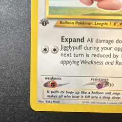 Pokemon TCG Jigglypuff 44/105 Neo Destiny 1st Edition Uncommon 2000 - Image 4