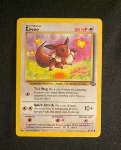 Eevee 51/64 Pokemon Jungle-Unlimited Edition Regular (HP) - Image 1