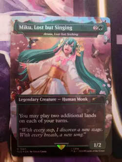 MTG Secret Lair - Hatsune Miku - Azusa, Lost But Seeking - English, FOIL NM - Image 1