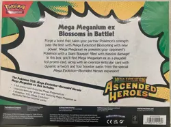 Pokemon Ascended Heroes Factory Sealed Mega Meganium Ex Box 4 Booster Packs - Image 2