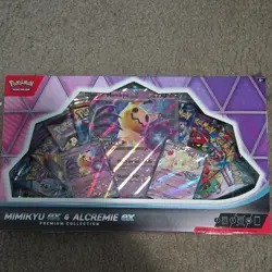 Pokemon Mimikyu ex & Alcremie ex Premium Collection Holo Box English - Image 1
