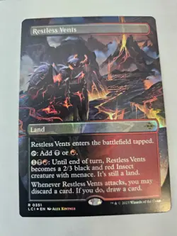 MTG - Restless Vents FOIL Borderless - Lost Caverns of Ixalan - Image 1