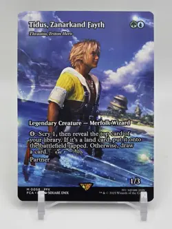 Tidus, Zanarkand Fayth - Thrasios, Triton Hero (Showcase) #58 MTG Final Fantasy - Image 1