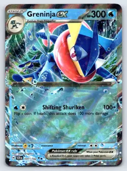 Greninja ex 41/142 Double Rare Stellar Crown Pokemon Near Mint - Image 1