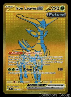 IRON LEAVES EX 176/131 HOLO HYPER RARE PRISMATIC EVOLUTIONS POKEMON NEAR MINT - Image 1