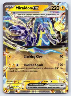 Miraidon ex 073/217 Double Rare Ascended Heroes Pokemon Near Mint - Image 1