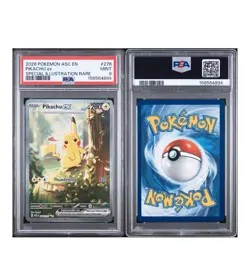 2026 POKEMON ASCENDED HEROES SPECIAL ILLUSTRATION RARE #276 PIKACHU EX PSA 9 - Image 1