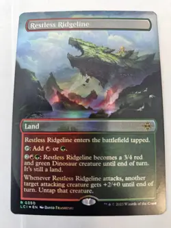 MTG - Restless Ridgeline FOIL Borderless - Lost Caverns of Ixalan - Image 1