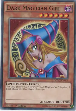Yugioh Dark Magician Girl SDMY-EN011 Common 1st Edition NM - Image 1