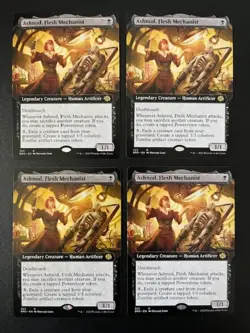 MTG- Ashnod, Flesh Mechanist x4 - The Brother's War - Extended Art - Image 1
