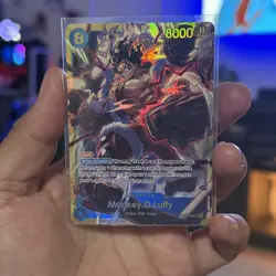 ⭐NM⭐ Gear 4 Monkey.D.Luffy OP11-118 Holo ONE PIECE TCG Secret Rare NM Blue - Image 2