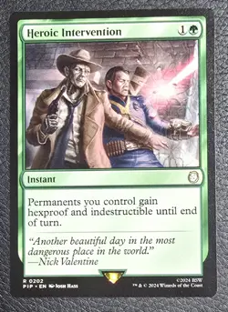 Heroic Intervention Universes Beyond: Fallout Regular MTG NM Magic Card - Image 1