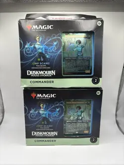MTG Duskmourn Commander Deck Jump Scare Lot of 2 Sealed （Box Wear） - Image 1