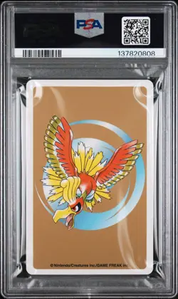 2000 Pokemon Pikachu Poker Playing Cards Joker Gold 025A & Silver 025B PSA 8 - Image 4