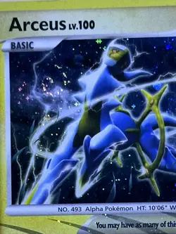 Arceus AR6 Holo Rare Platinum Arceus Pokemon Card 2009 Lightning Type LP 2🌀🌀 - Image 3