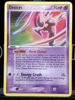 Deoxys 17/107 Deoxys Regular Attack Form Pokemon Card - Image 3