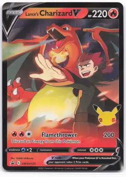 SWSH: Sword & Shield Promo Cards #SWSH133 Lance's Charizard V - Image 1