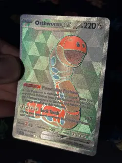 Pokemon Cards Orthworm ex 162/142 Full Art Secret Rare Stellar Crown - (NM) - Image 2