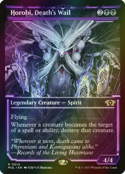 MTG Horobi, Death's Wail Showcase Full Art Foil ** Multiverse Legends ** English - Image 1