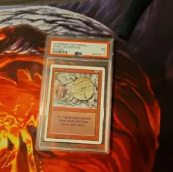 1994 Revised Wheel of Fortune Rare Magic: The Gathering Card NM 7 MTG - Image 1