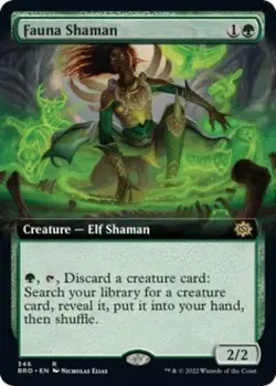 MTG English Fauna Shaman (Extended Art) NM Normal The Brothers' War - Image 1