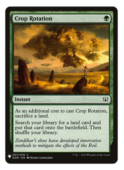 MTG - Crop Rotation - Instant - Duel Decks: Nissa vs. Ob Nixilis (DDR) - M/NM - Image 1