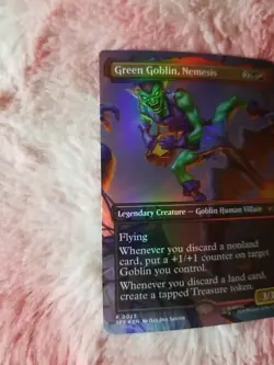 MTG Green Goblin, Nemesis (Borderless Foil) MAGIC Marvel's Spider-Man #23 - Image 2