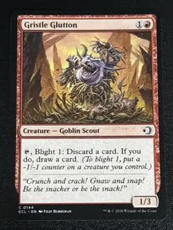 MTG Lorwyn Eclipsed Gristle Glutton 0144 NM - Image 1
