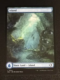 MTG Lorwyn Eclipsed Island Full Art 0275 NM - Image 1