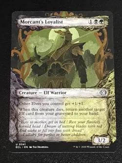 MTG Lorwyn Eclipsed Morcant's Loyalist Showcase 0341 NM - Image 1